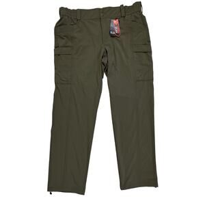 5.11 Tactical Women's Azurite Pants Covert Green Size 16 New with Flaw Cargo